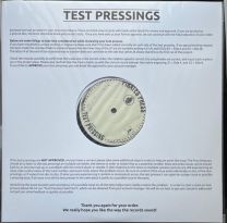 Sinister – The Post-Apocalyptic Servant LP TESTPRESS (including gatefold jacket en test sleeve)