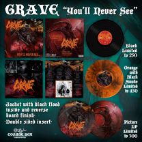 Grave - You'll Never See LP / PicLP (2026RP, lim 1000, 3 versions) PRE-ORDER 03/06/2026