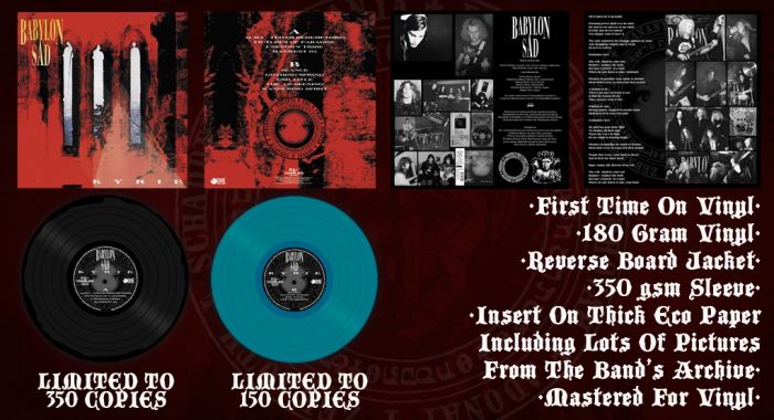Babylon Sad - Kyrie LP (lim 500,2 clrs, 180 gram)