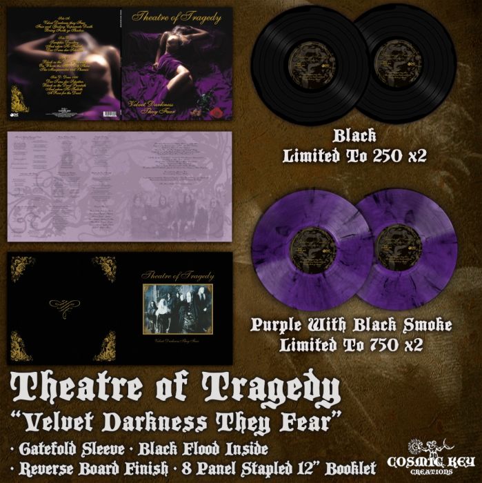 Theatre Of Tragedy - A Velvet Darkness They Fear 2LP (2024 RP, lim