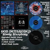 God Dethroned - Bloody Blasphemy LP (2023 rp, lim 1000, 3 clrs) PRE-ORDER 31/03