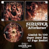 Sinister - Afterburner CD (2022RP, lim 500, super jewel box) PRE-ORDER 7 OCT