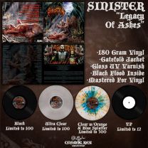 Sinister - Legacy Of Ashes LP (2022RP, lim 500, 3 clrs) 