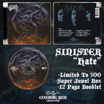 Sinister - Hate CD (2022RP, lim 500, super jewel box) PRE-ORDER 7 OCT