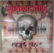 Benediction ‎– Killing Music LP Gatefold (Grey/White Splatter Vinyl)