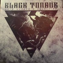 Black Tongue ‎– Born Hanged / Falsifier (Redux) LP Gatefold (Milky Clear w/ Black & Gold Splatter Vinyl)