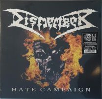 Dismember ‎– Hate Campaign LP (Orange with Black Splatter Vinyl)