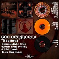 God Dethroned -  Ravenous LP (2023 rp, lim 1000, 3 clrs) PRE-ORDER 31/03
