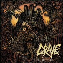 Grave ‎– Burial Ground LP (Clear Vinyl)