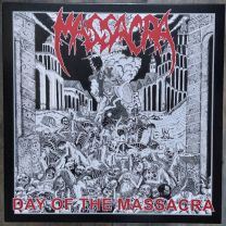 Massacra ‎– Day Of The Massacra LP (Crystal Clear with Black & Bloodred Splatter Vinyl)