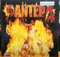 Pantera ‎– Reinventing The Steel LP (White And Southern Flames Yellow Marbled Vinyl) (US Import) 