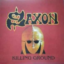 Saxon ‎– Killing Ground LP (Red And Silver Marbled Vinyl)