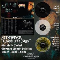 Sinister - Cross The Styx LP Gatefold (2023RP, lim 1000, 3 clrs)