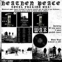 Heathen Peace - Total Fucking War LP (lim 250, including poster) PRE-ORDER 8TH MAY